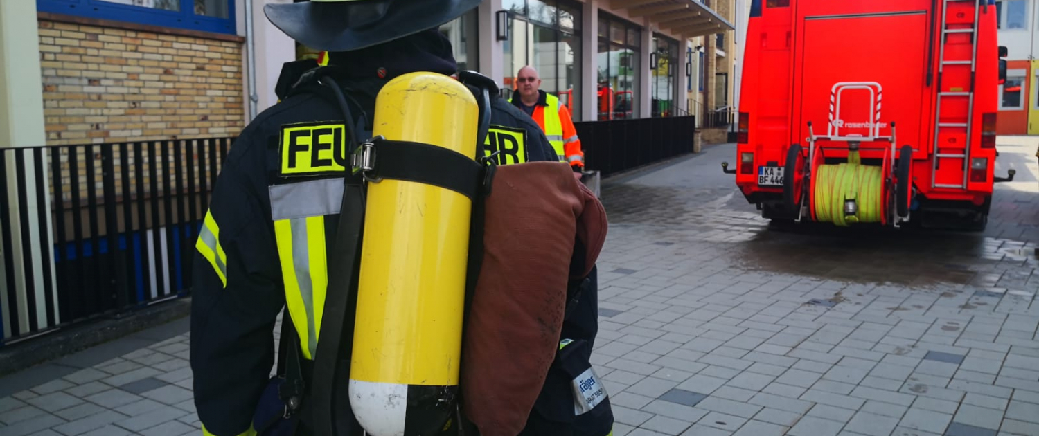 Brand Augustenburgschule Grötzingen