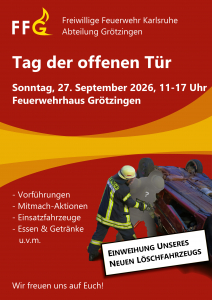 Plakat für den Tag der offenen Tür 2026