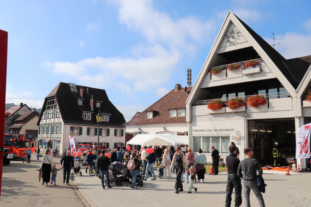 Das Feuerwehrhaus der Freiwilligen Feuerwehr Grötzingen